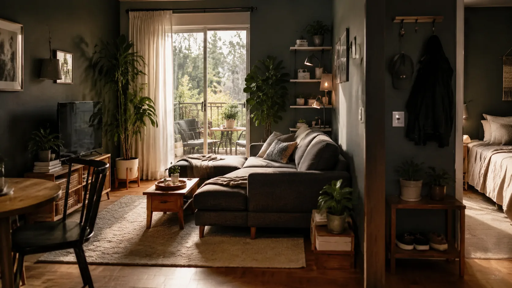 How to Use Dark Colors in a Small Space practical example