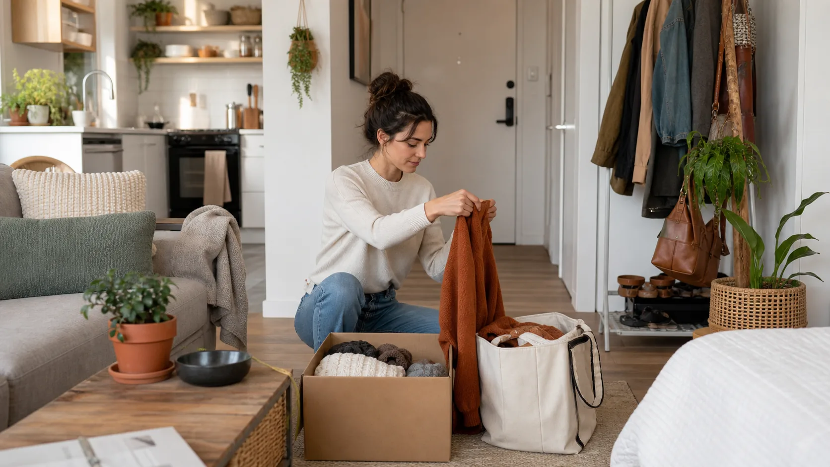 The One-In, One-Out Shopping Rule for Small Homes practical example