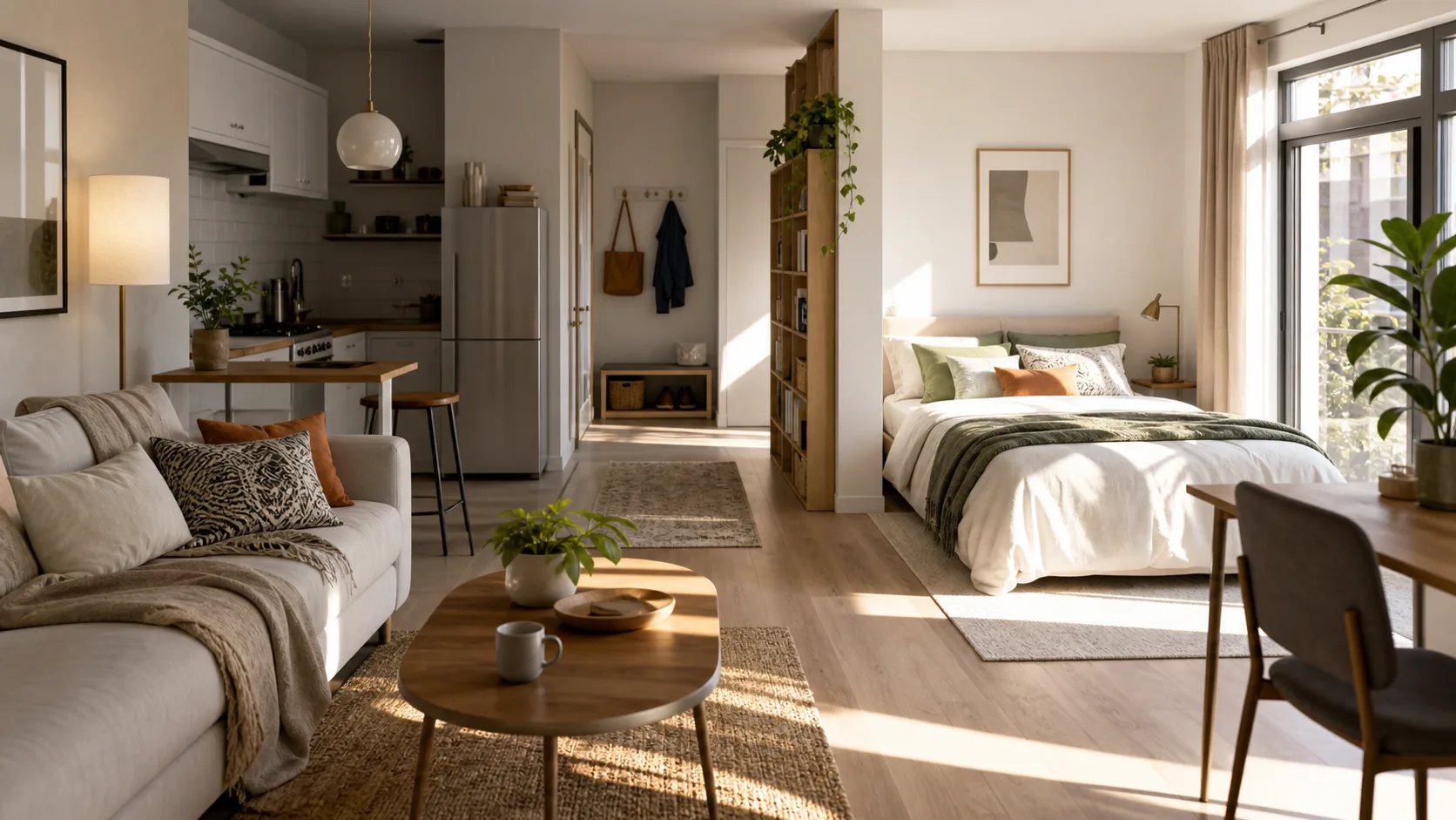How to Zone a One-Room Apartment