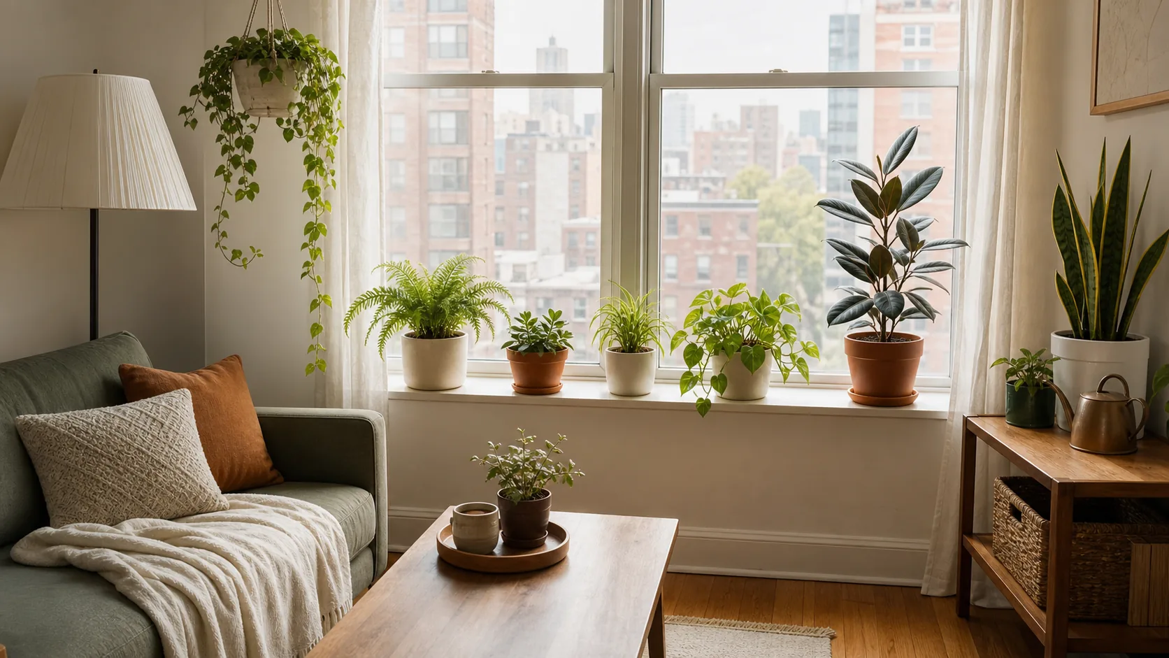 A Windowsill Plant Plan for Apartments